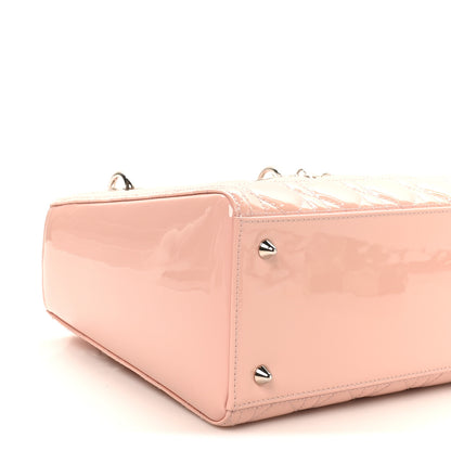 Christian Dior Patent Cannage Medium Lady Dior Light Pink 8 of 9