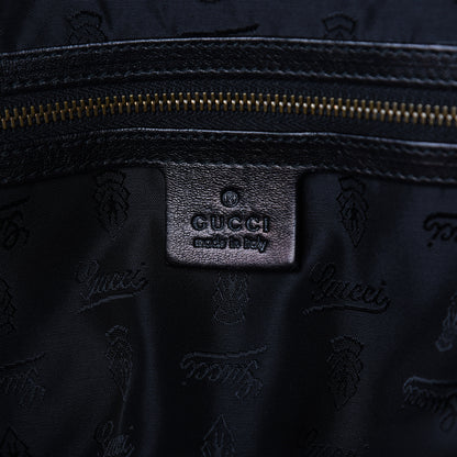 Gucci Calfskin Large Jockey Hobo Black 5 of 9