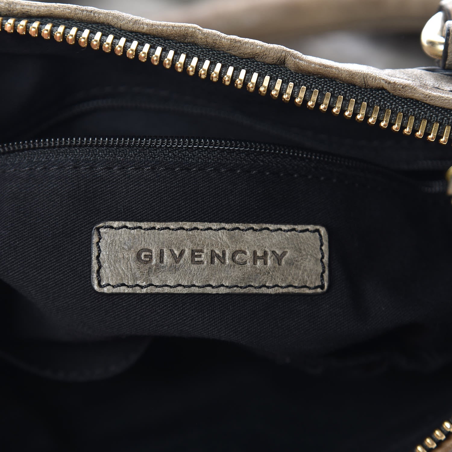 Givenchy Tumbled Sheepskin Medium Pandora Charcoal 6 of 10