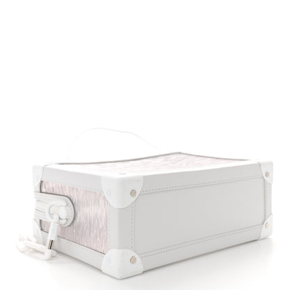 Louis Vuitton Calfskin PVC Epi Plage Soft Trunk Optic White 4 of 12