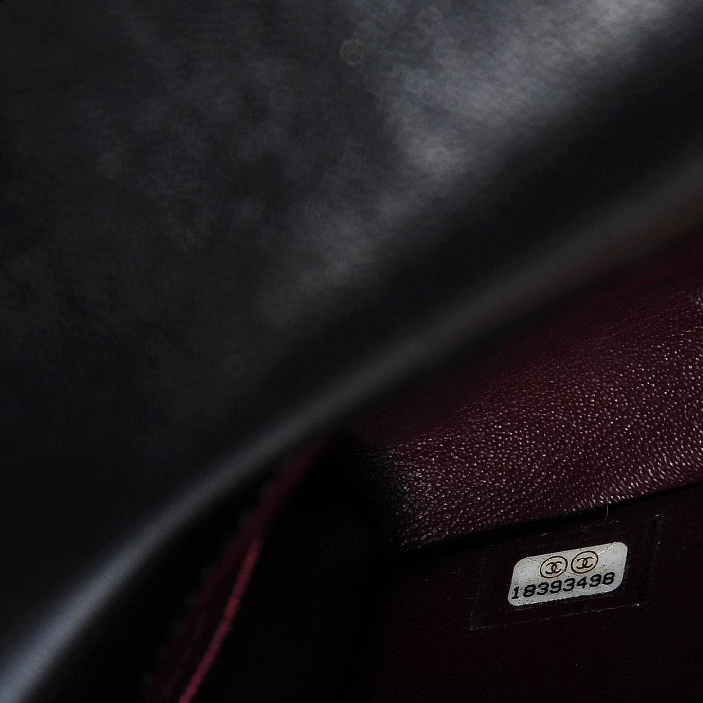 Lambskin Diamond CC Flap Black