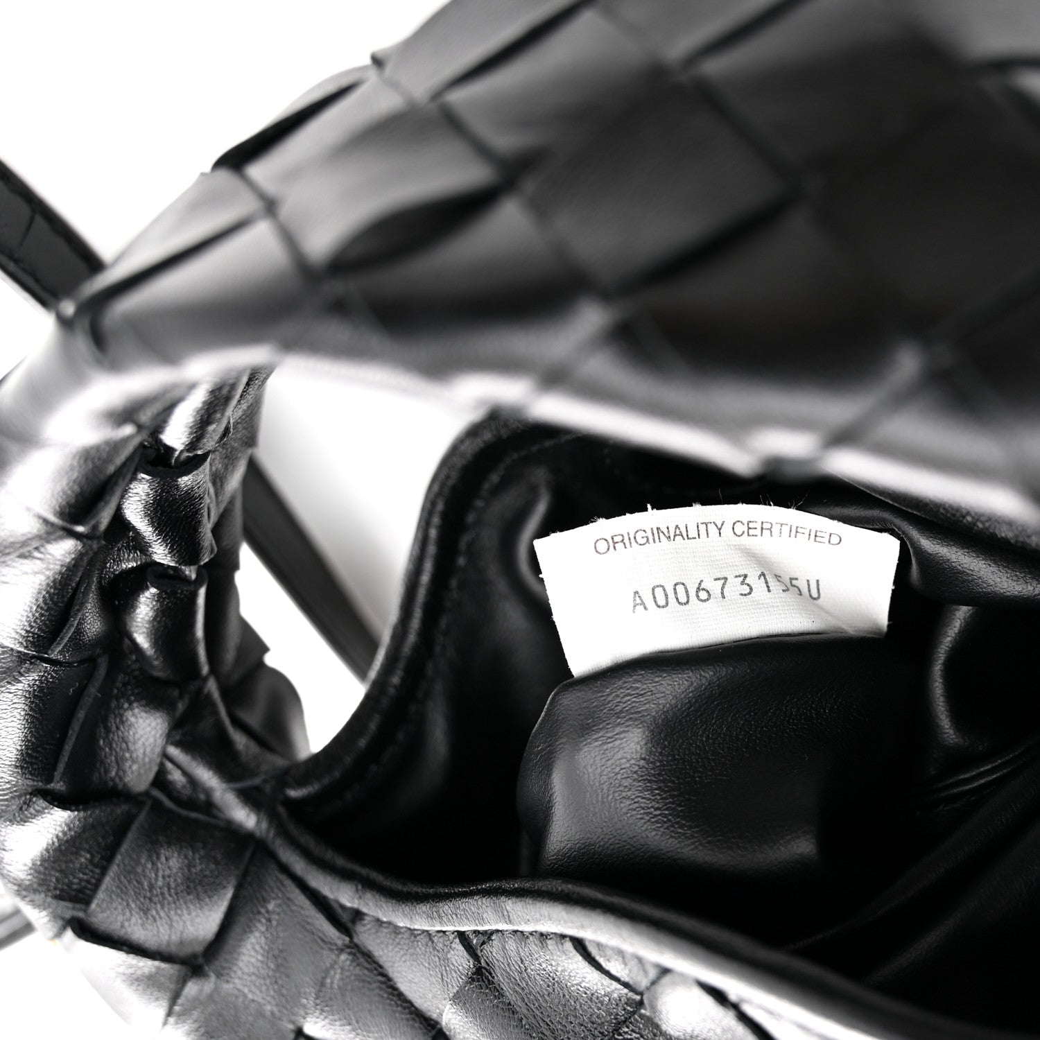 Bottega Veneta Calfskin Intrecciato Mini Hop Black 7 of 10