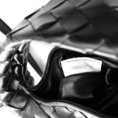 Bottega Veneta Calfskin Intrecciato Mini Hop Black 7 of 10