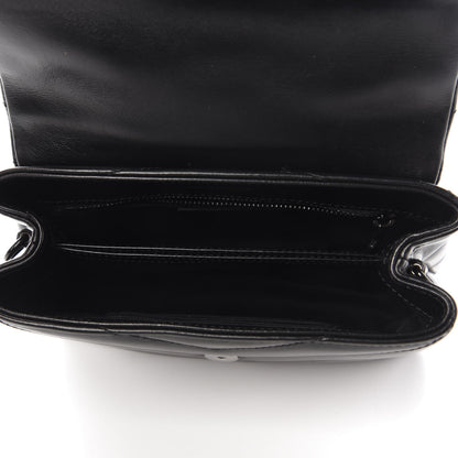 Saint Laurent Calfskin Y Quilted Monogram Toy Loulou Crossbody Bag Black 5 of 10