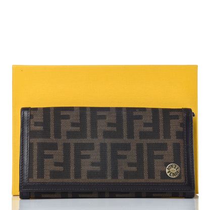 Fendi Zucca Continental Wallet Tobacco 17 of 17