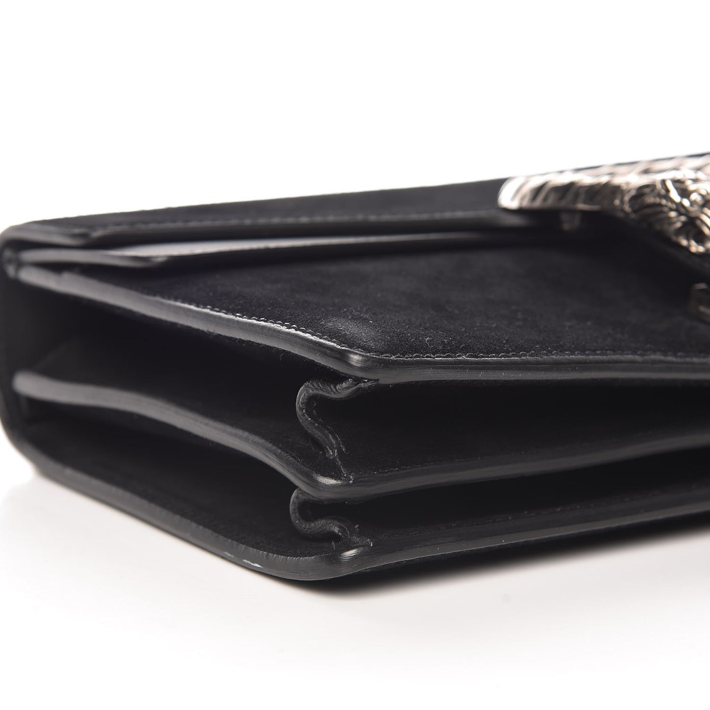 Suede Small Dionysus Shoulder Bag Black