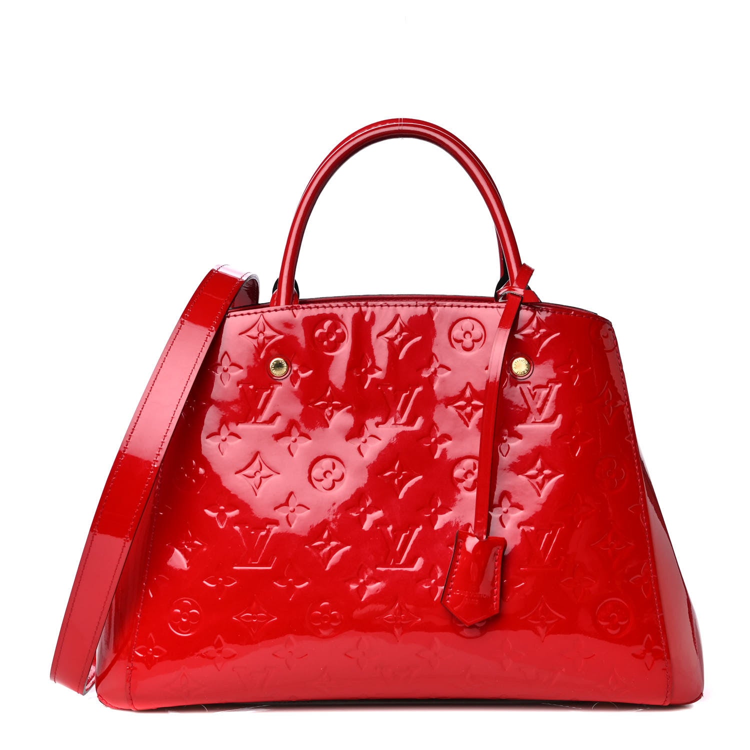 Louis Vuitton Vernis Montaigne MM Cherry 1 of 15