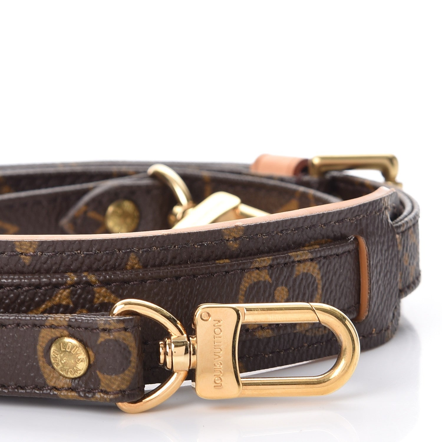Louis Vuitton Monogram 16mm Adjustable Shoulder Strap 3 of 5