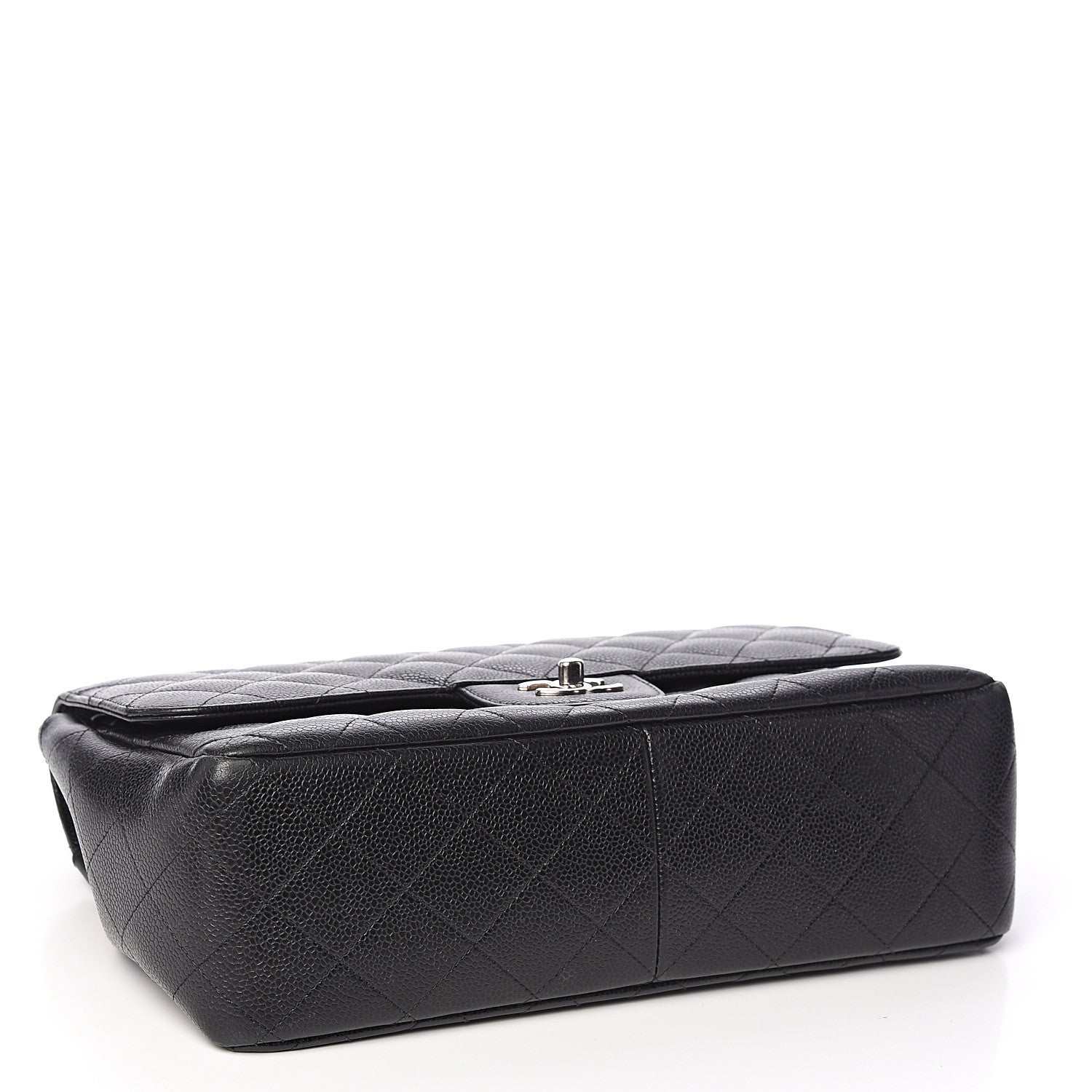 Chanel Caviar Quilted Jumbo Double Flap Black 3 of 14