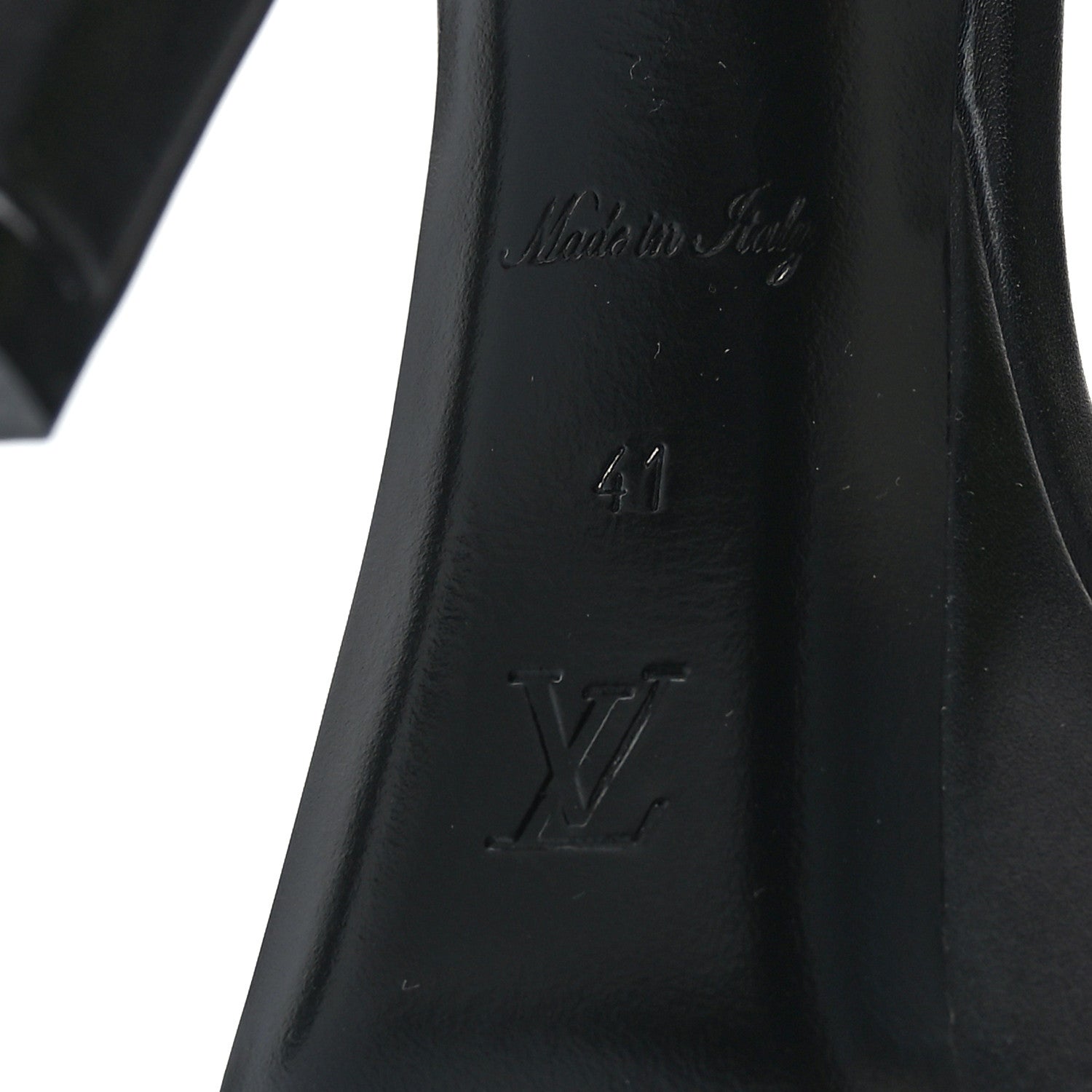 Louis Vuitton Patent Monogram Afterglow Platform Sandals 41 Black 7 of 7
