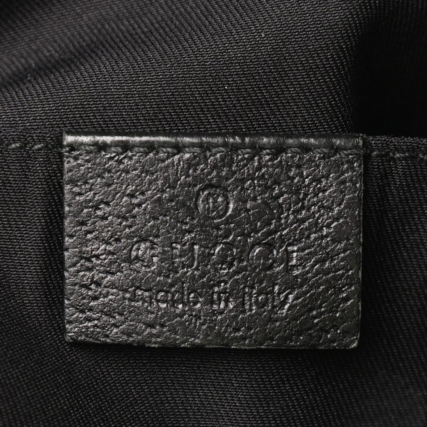GG Monogram Medium Web Handle Vertical Tote Black