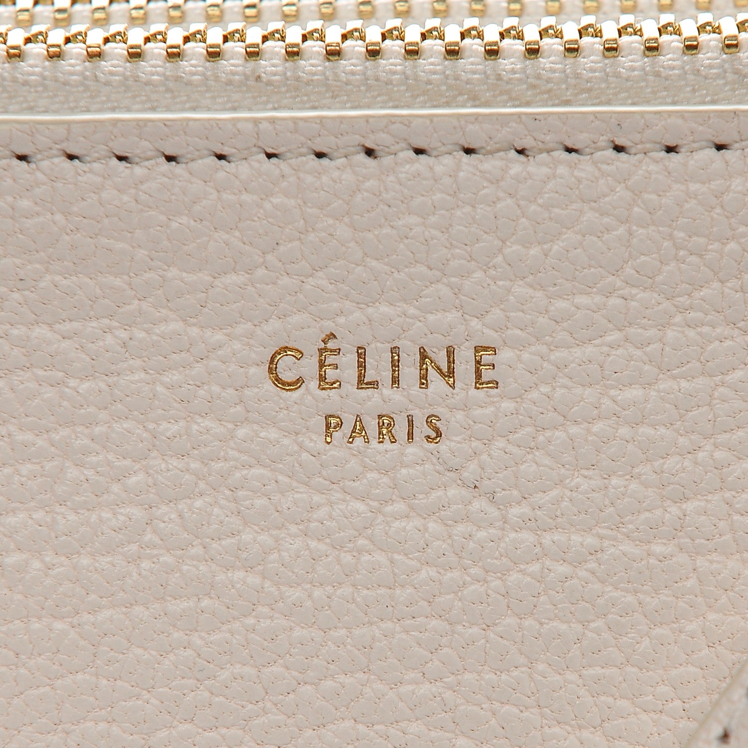 Celine Goatskin Large Trio Crossbody Bag White 7 of 7