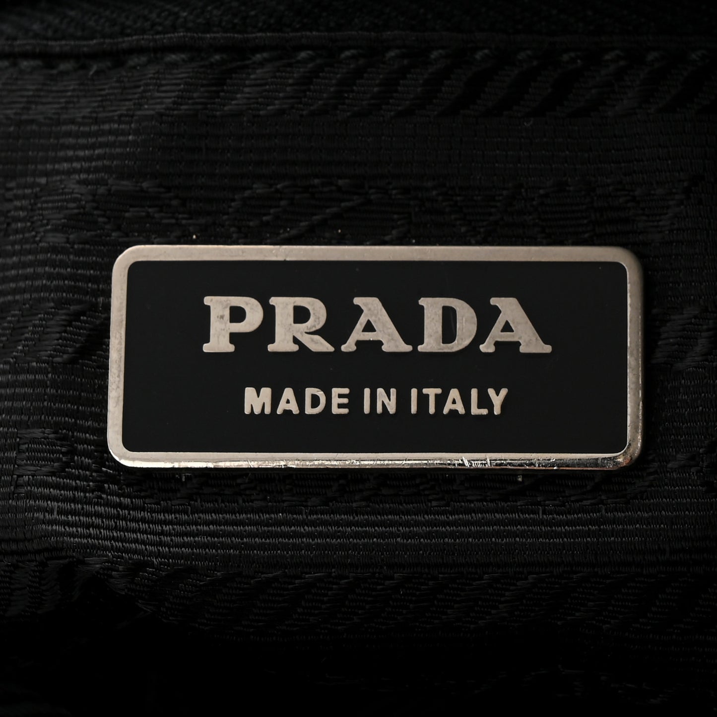Nylon Vela Flat Messenger Bag Black