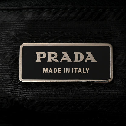 Prada Nylon Vela Flat Messenger Bag Black 6 of 10