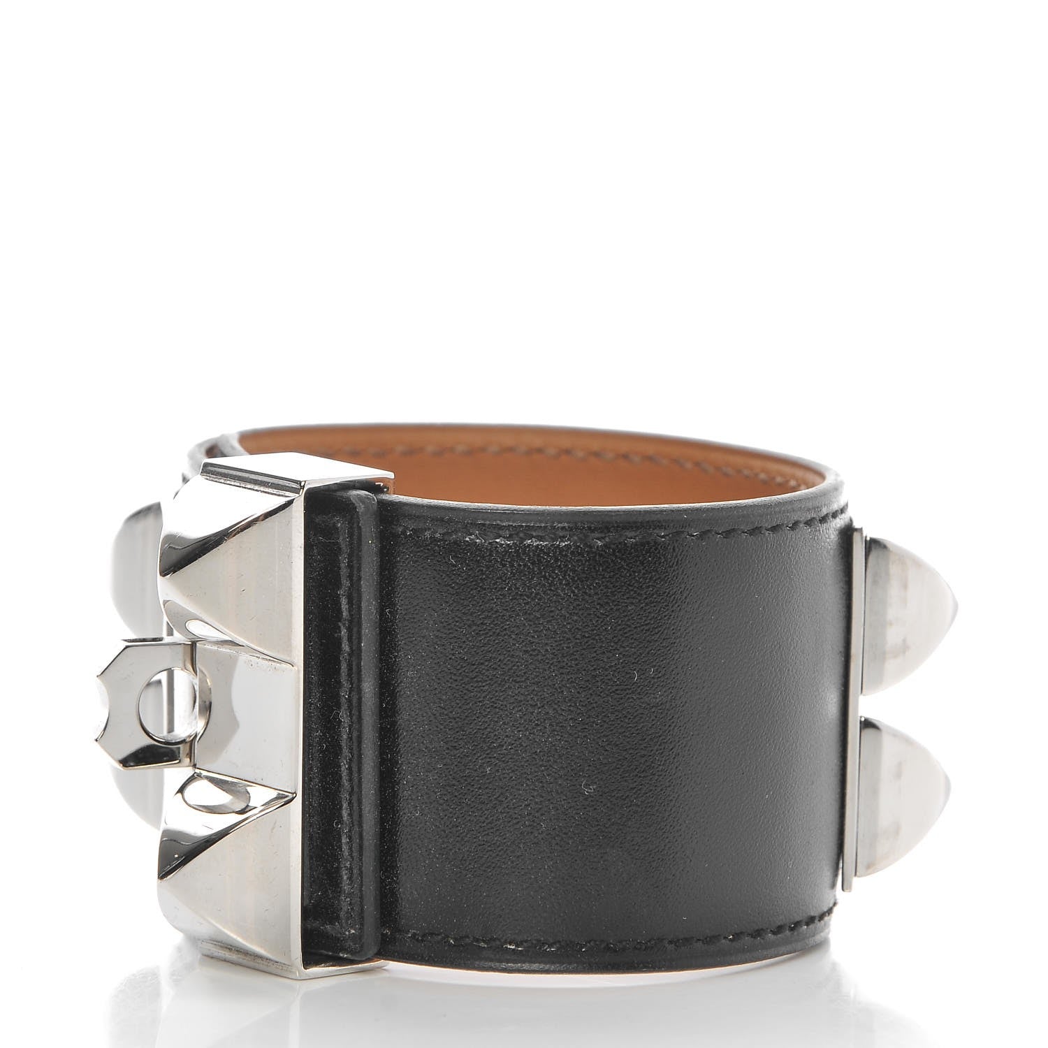 Hermes Box Collier De Chien CDC Bracelet S Black 3 of 5