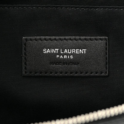 Saint Laurent Calfskin Monogram Belt Bag Black 6 of 14