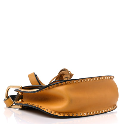 Chloe Calfskin Braided Small Hudson Shoulder Bag Sunflower 4 of 13