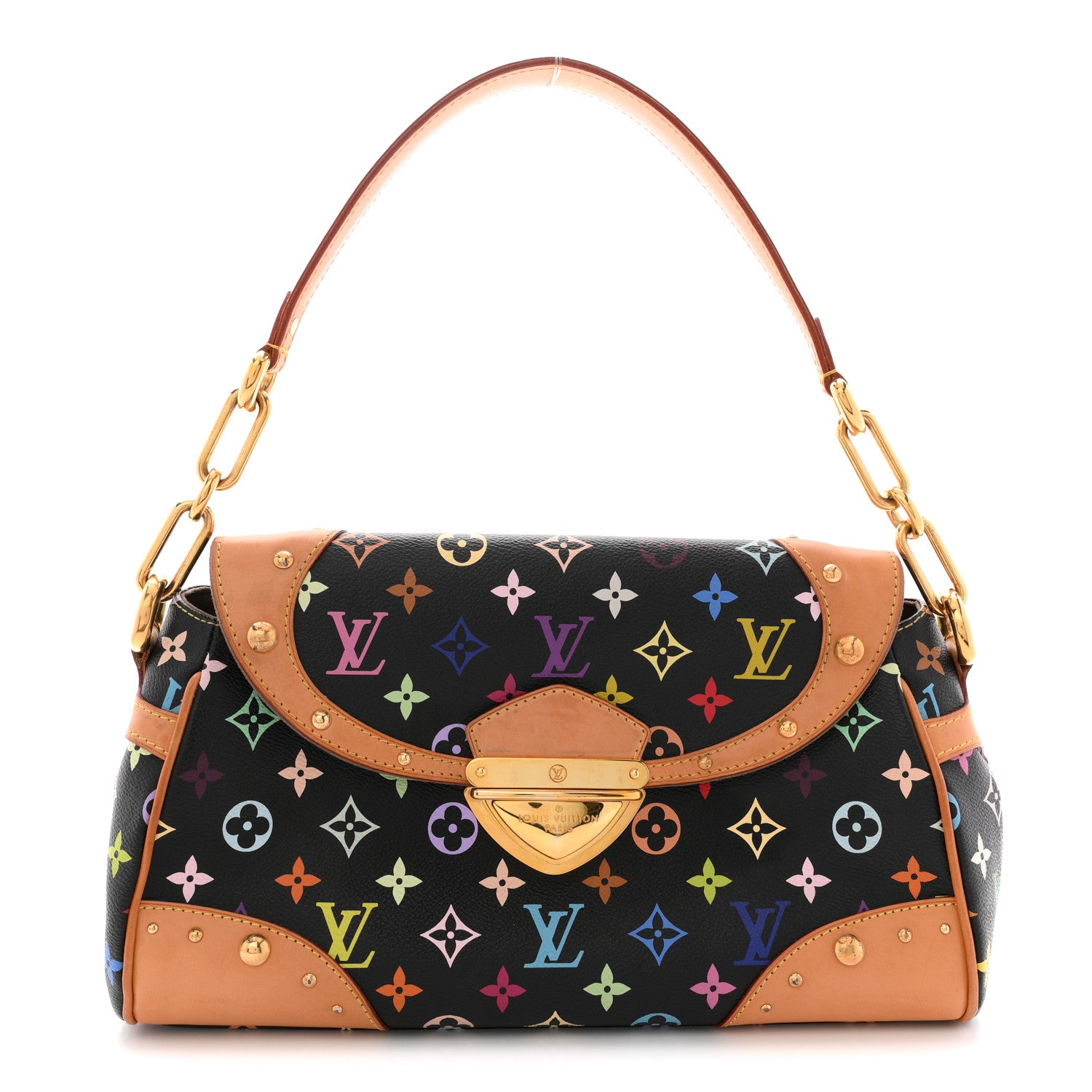 Louis Vuitton Monogram Multicolor Beverly MM Black 1 of 13