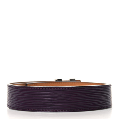Louis Vuitton Epi 30mm LV Initiales Belt 80 32 Purple 2 of 10