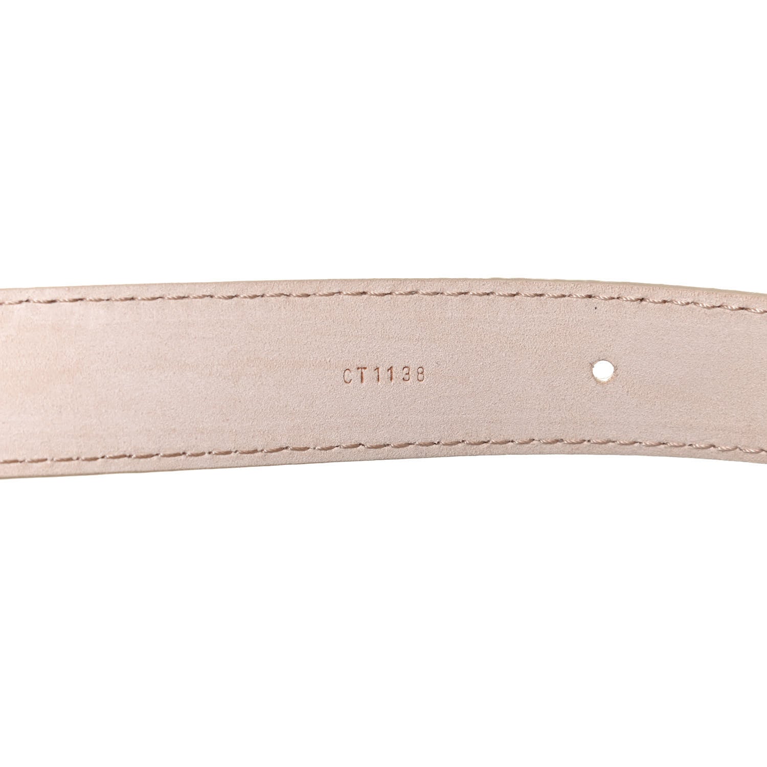 Louis Vuitton Damier Azur 25mm Mini Belt 85 34 5 of 6