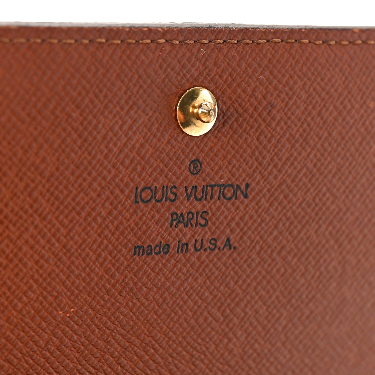 Louis Vuitton Monogram Porte-Monnaie Tresor Wallet 6 of 10