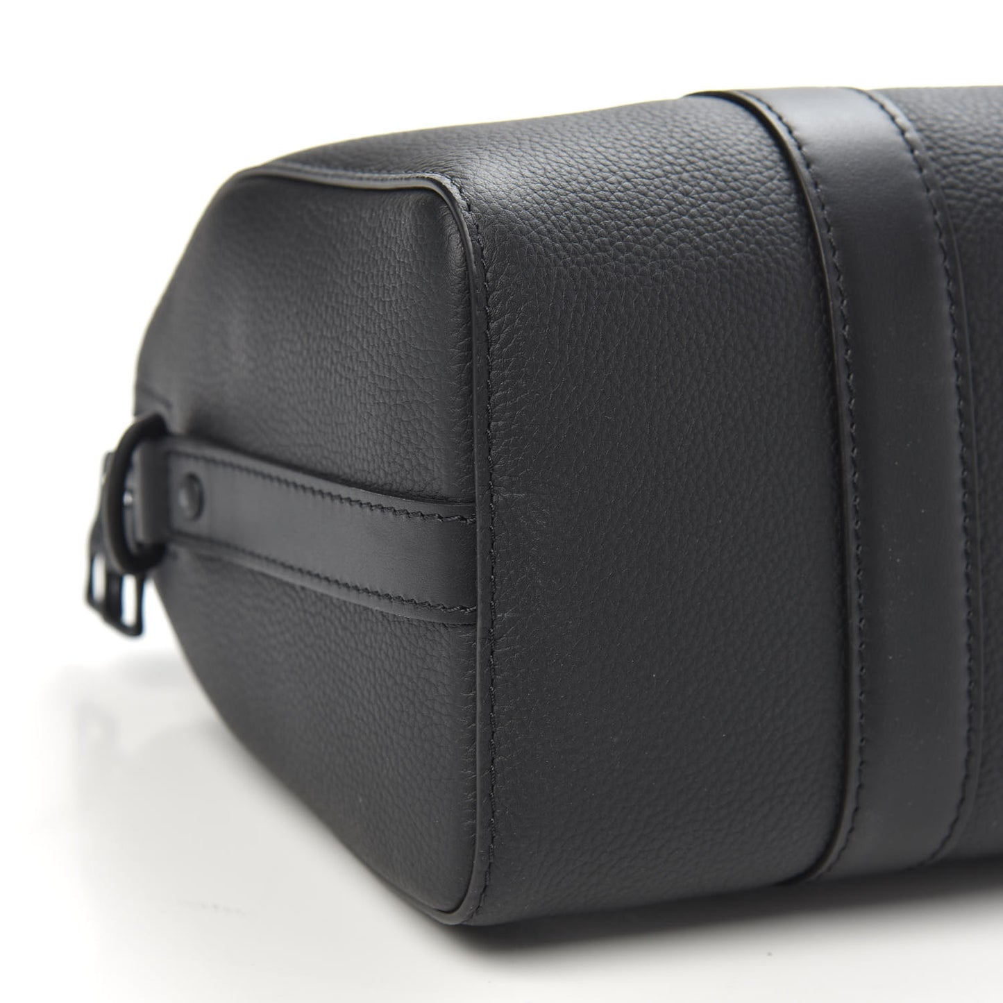Calfskin Damier Distorted City Keepall Black