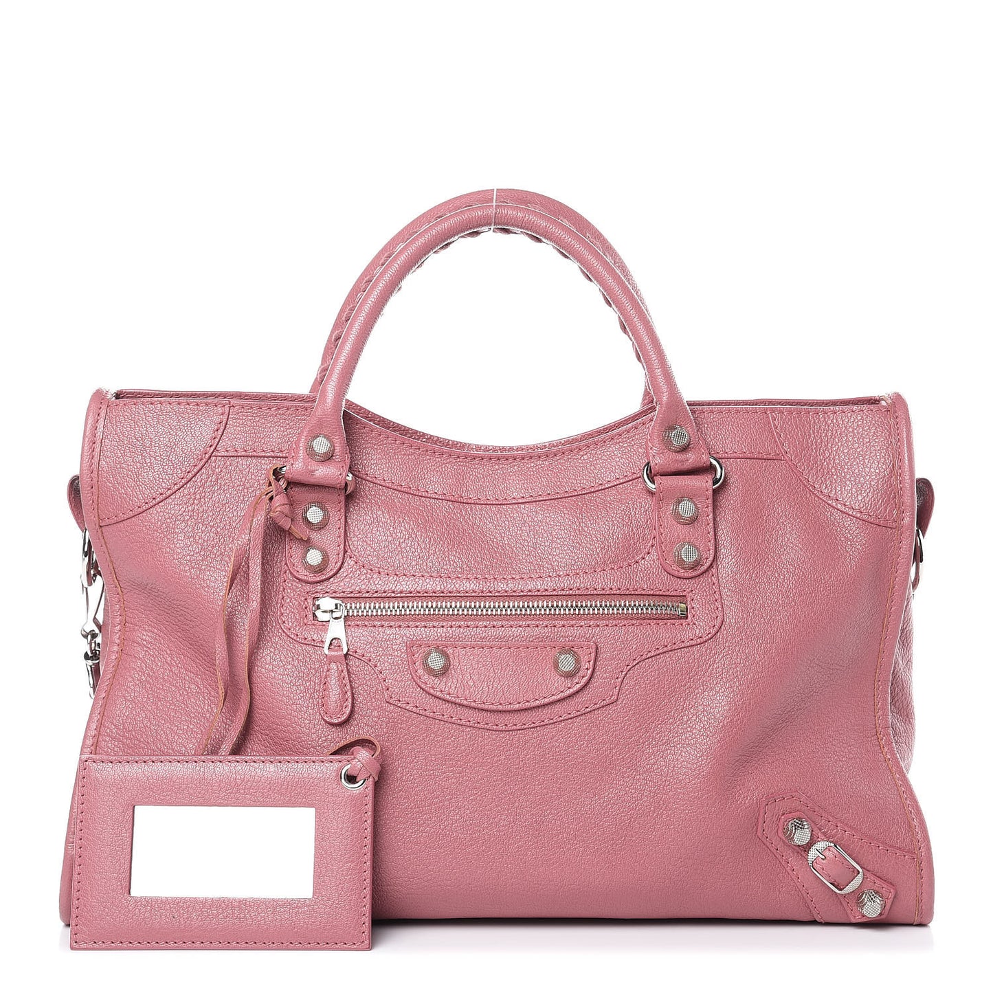 Chevre Hamilton Giant 12 Silver Hardware City Rose Bruyere