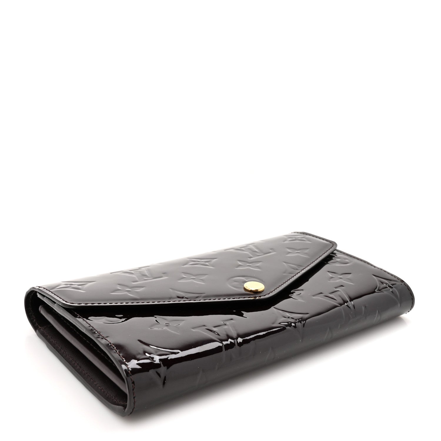 Louis Vuitton Vernis Sarah Wallet NM Amarante 4 of 7