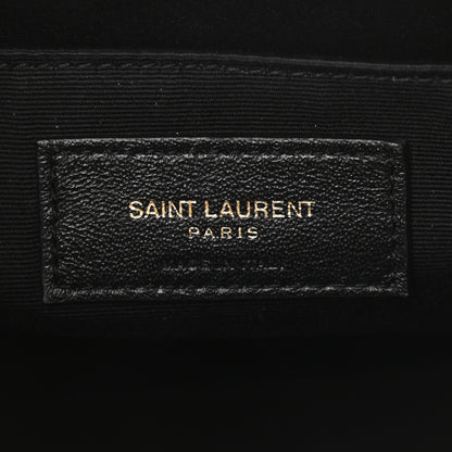 Saint Laurent Calfskin Matelasse Monogram Lou Camera Bag Red 6 of 8