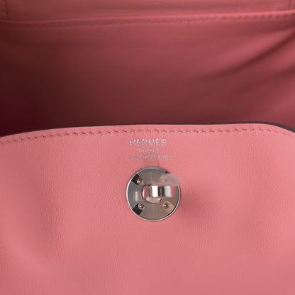 Hermes Swift Mini Lindy 20 Rose Ete 8 of 11