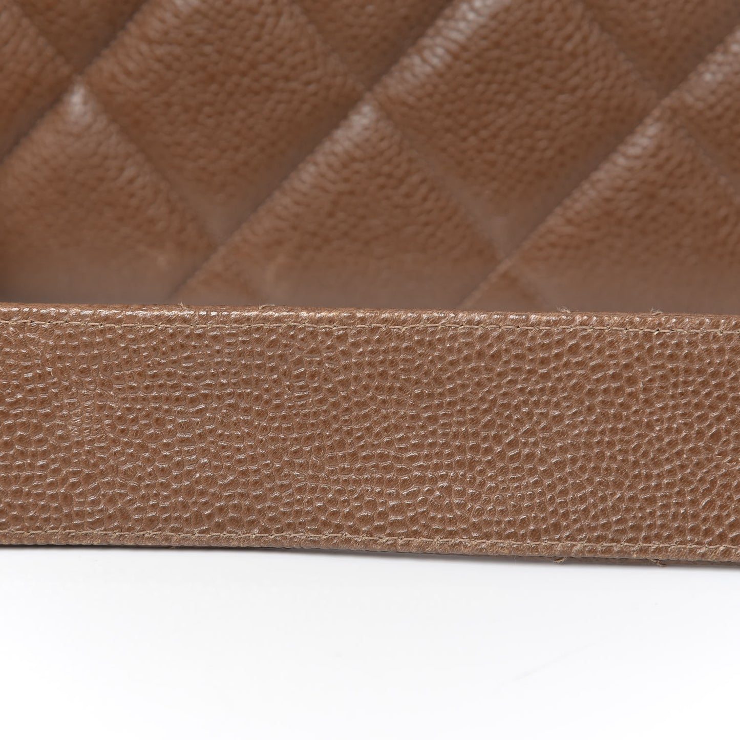 Caviar Jumbo Single Flap Brown