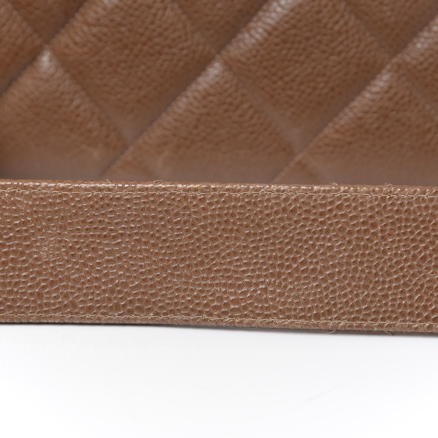 Chanel Caviar Jumbo Single Flap Brown 11 of 14