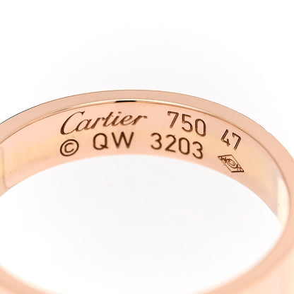 Cartier 18K Pink Gold 3.5mm LOVE Wedding Band Ring 47 4 4 of 4