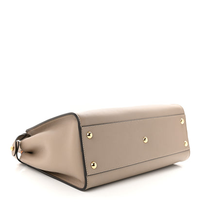 Fendi Vitello Seta Plexiglass Tortoise Medium Peekaboo Iconic Satchel Tortora 4 of 10