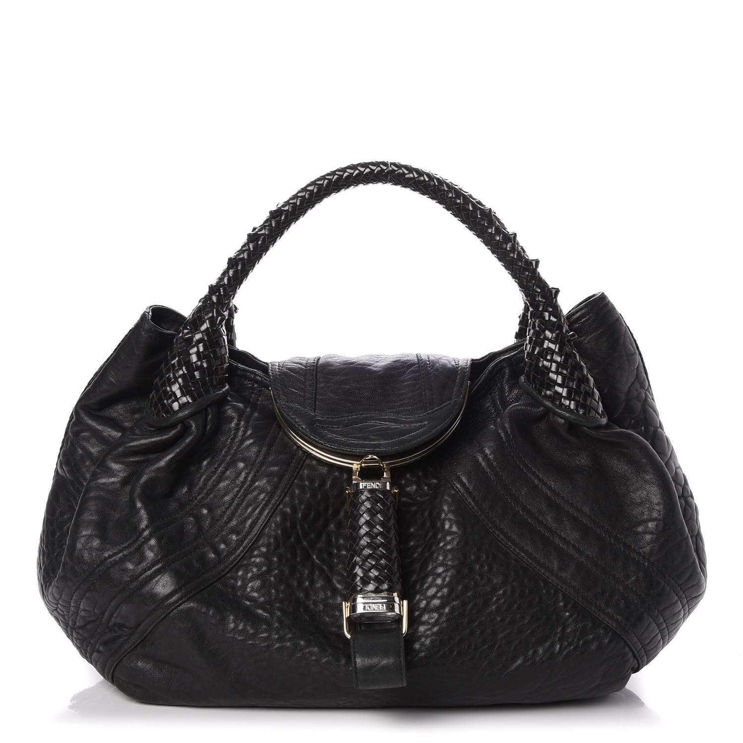 Fendi Nappa Nuvolata Spy Black 1 of 7