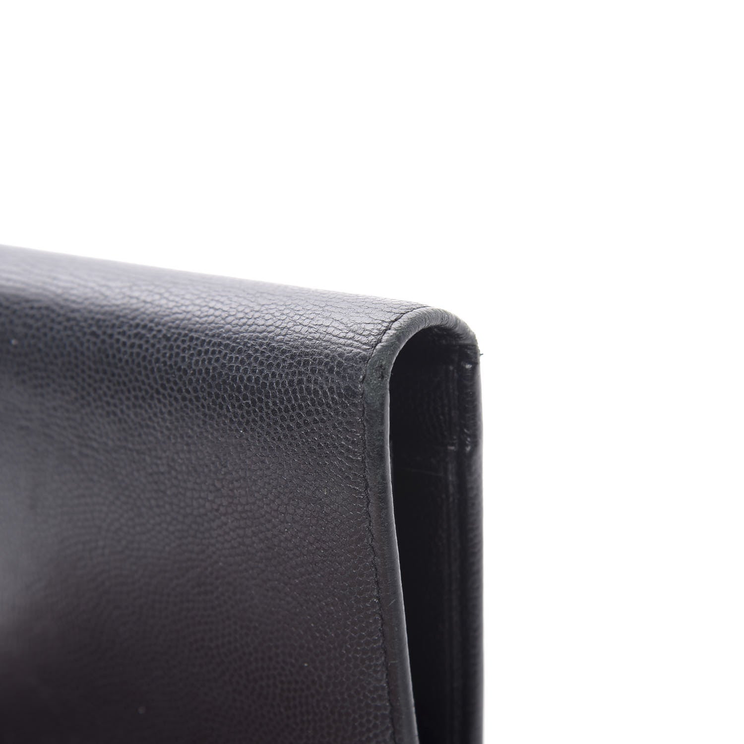 Chanel Caviar Sevruga Yen Wallet Black 11 of 12