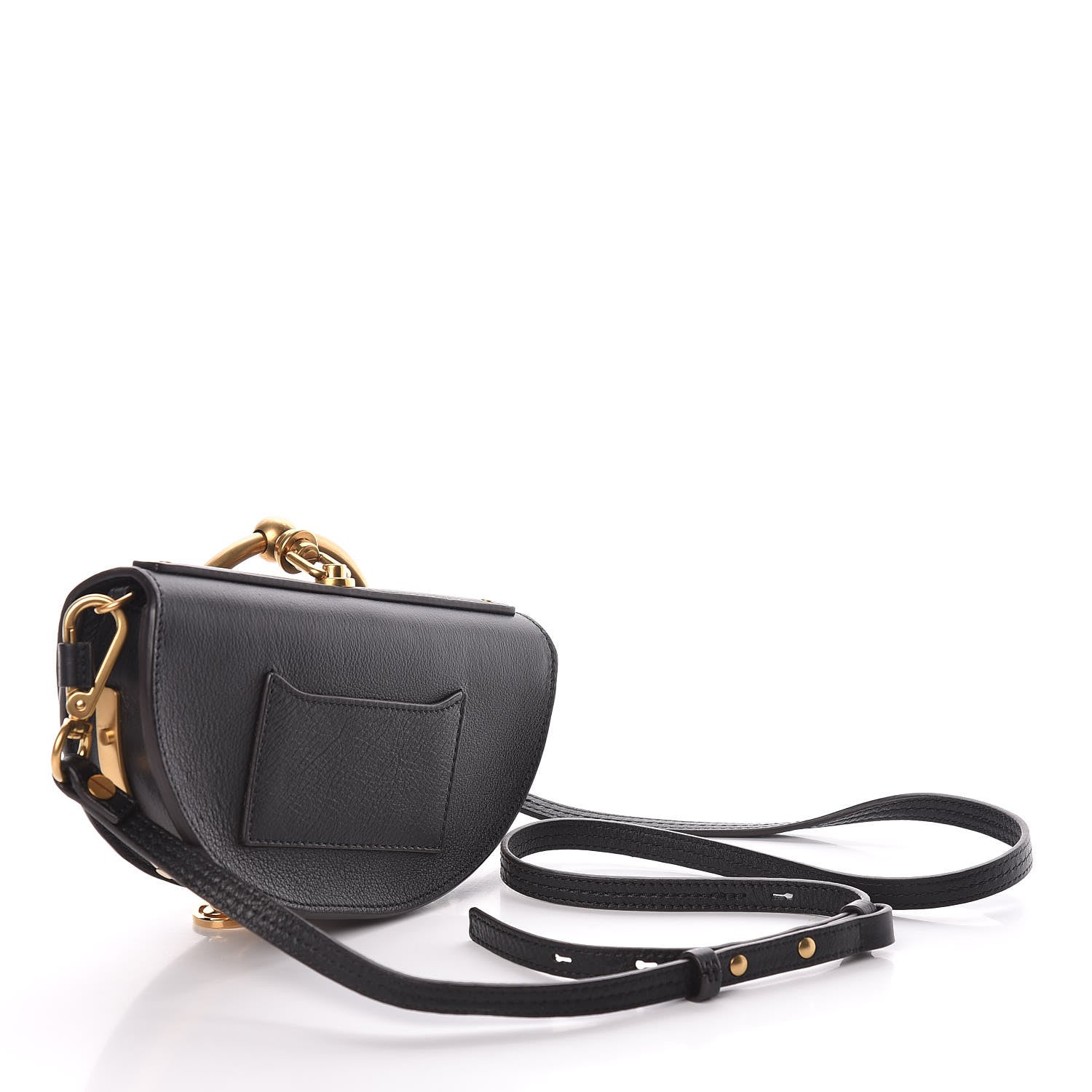 Chloe Calfskin Small Nile Bracelet Minaudiere Bag Black 3 of 6