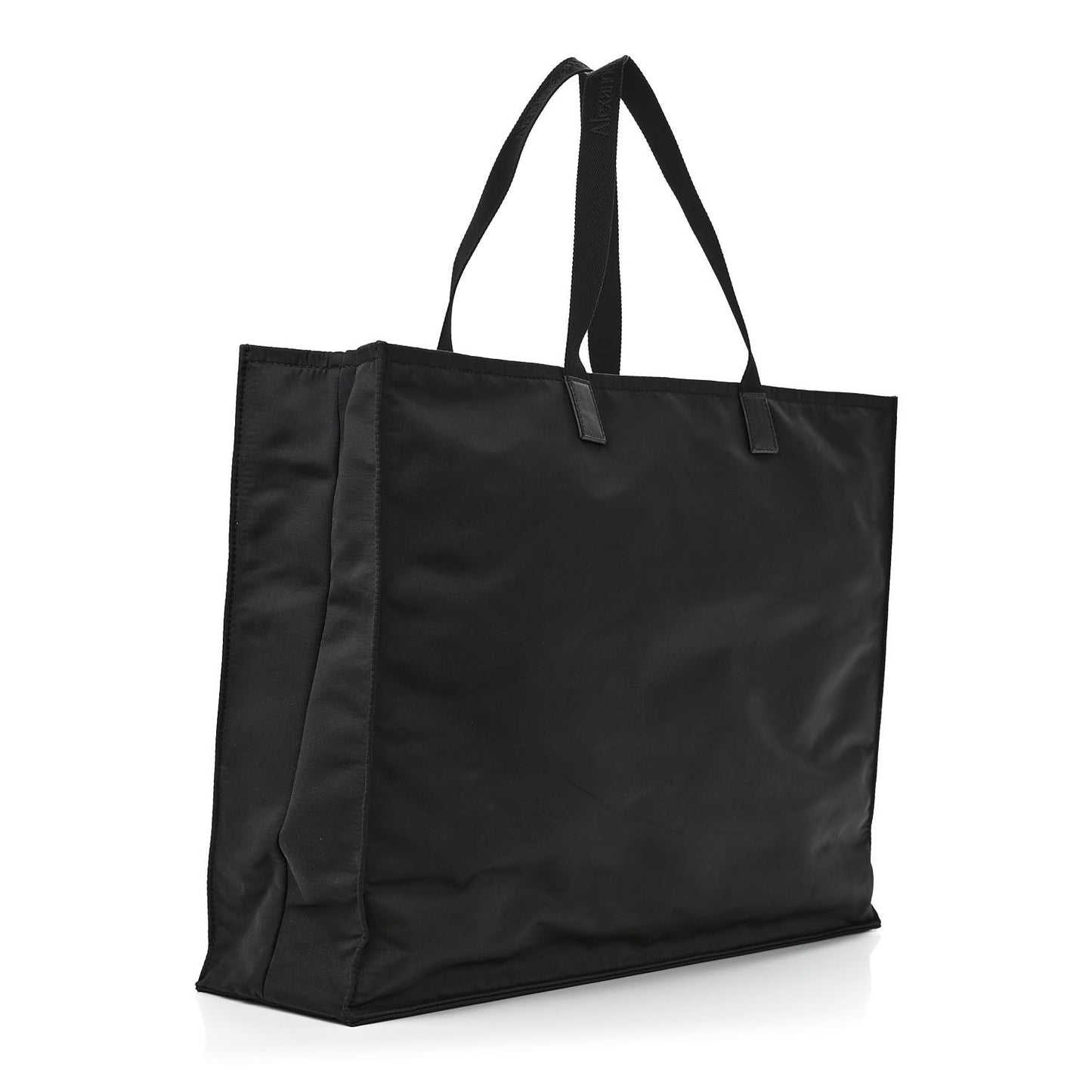 Nylon Graffiti Logo Tote Black