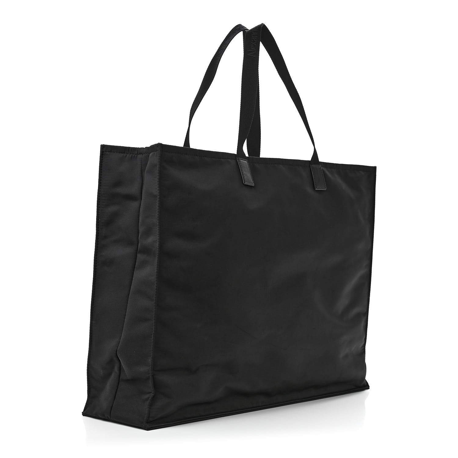 Alexander McQueen Nylon Graffiti Logo Tote Black 3 of 10