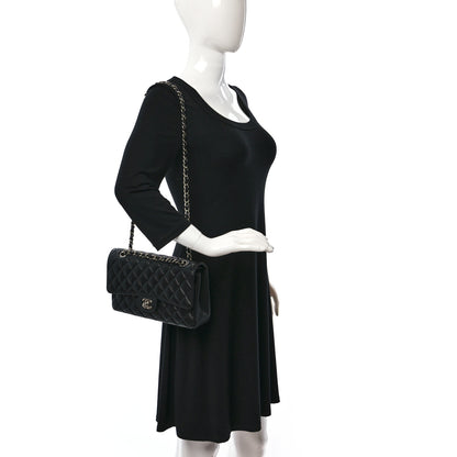Chanel Caviar Quilted Medium Double Flap Black 2 of 10