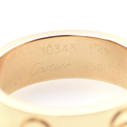 Cartier 18K Yellow Gold 5.5mm LOVE Ring 49 4.75 4 of 4