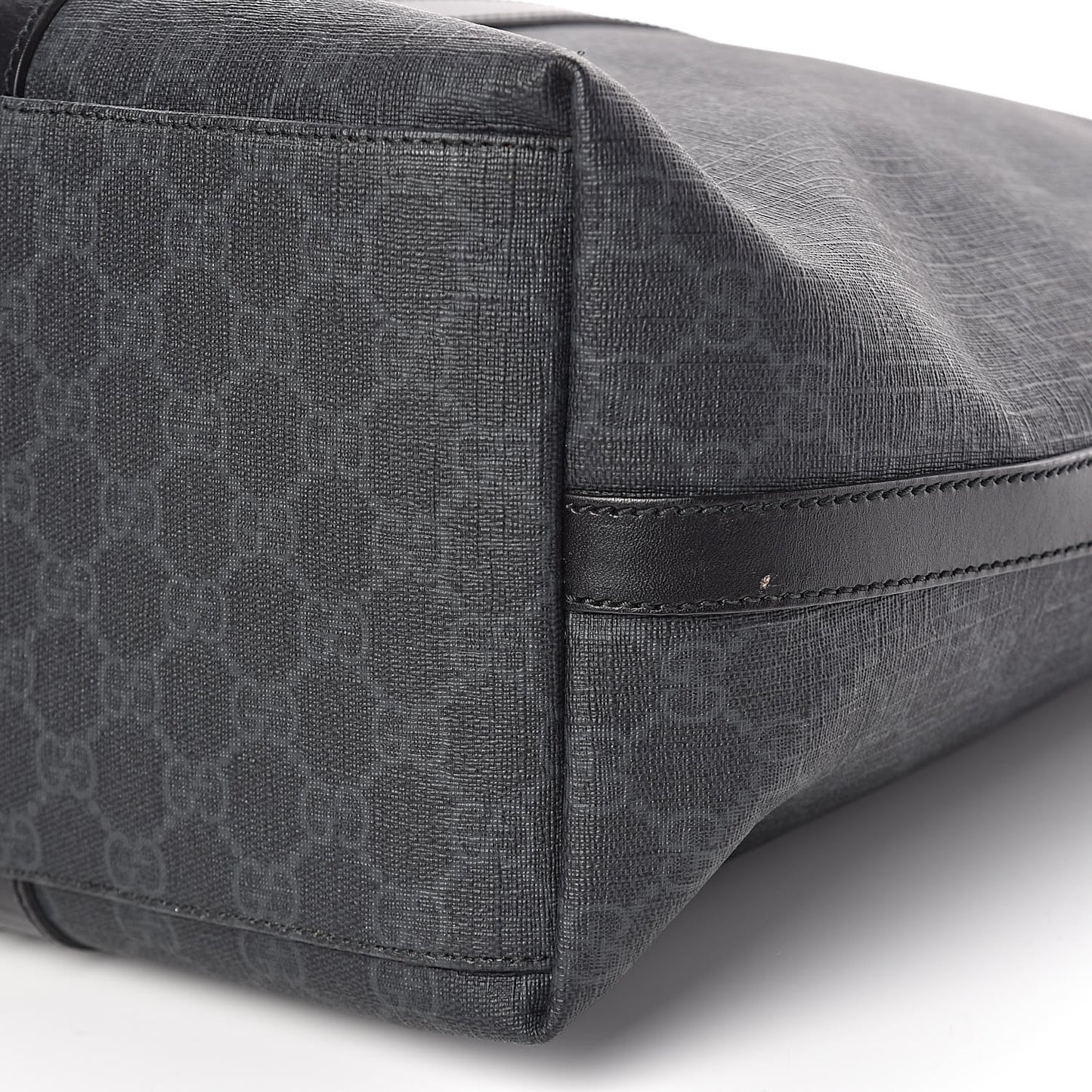GG Supreme Monogram Tote Black Grey