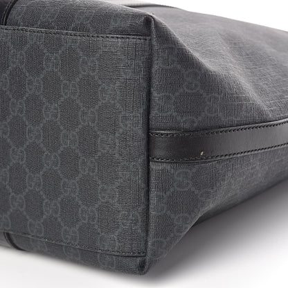Gucci GG Supreme Monogram Tote Black Grey 10 of 11