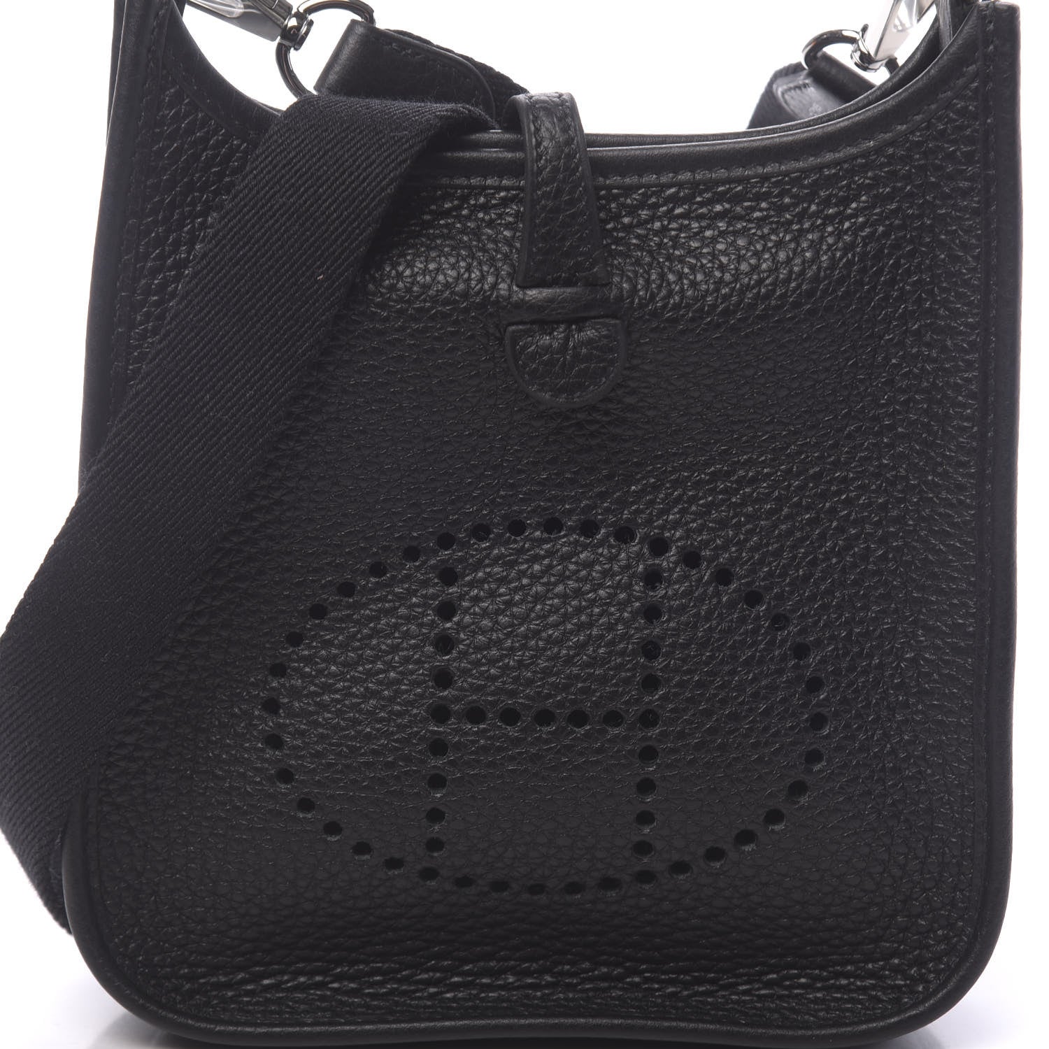 Hermes Taurillon Clemence Evelyne TPM Black 10 of 11