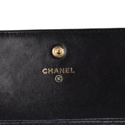 Chanel Calfskin Quilted Small Boy Flap Wallet Black 6 of 8