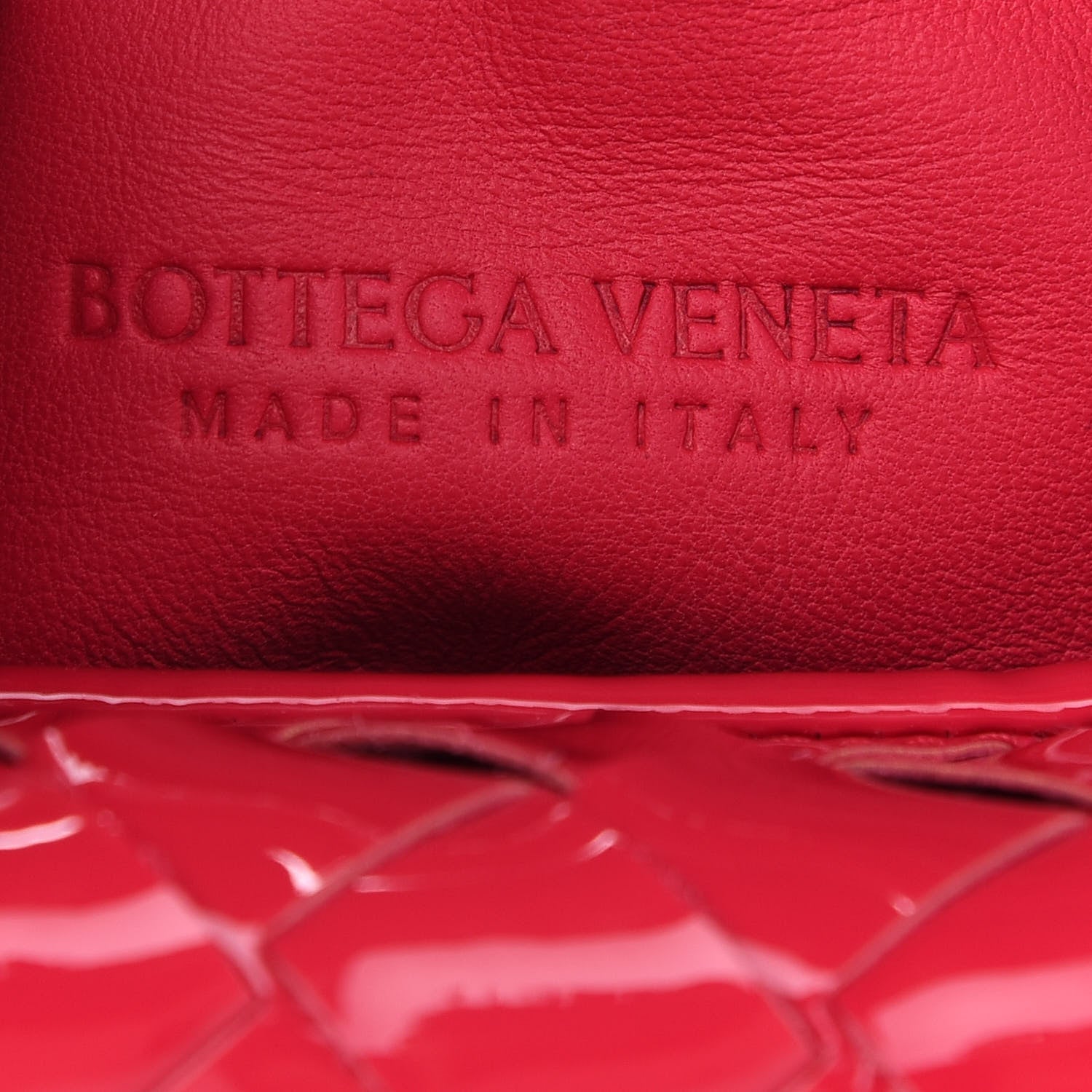 Bottega Veneta Patent Nappa Intrecciato Mini Jodie Candy Stripe 6 of 10