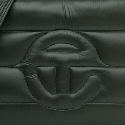 Telfar Nylon Medium Puff Shopping Bag Green 8 of 10