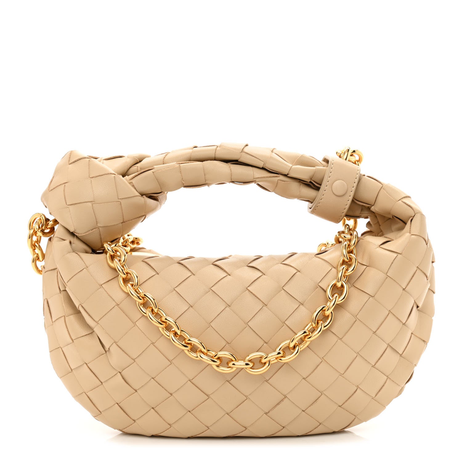 Bottega Veneta Nappa Intrecciato Mini Chain Jodie Porridge 1 of 10