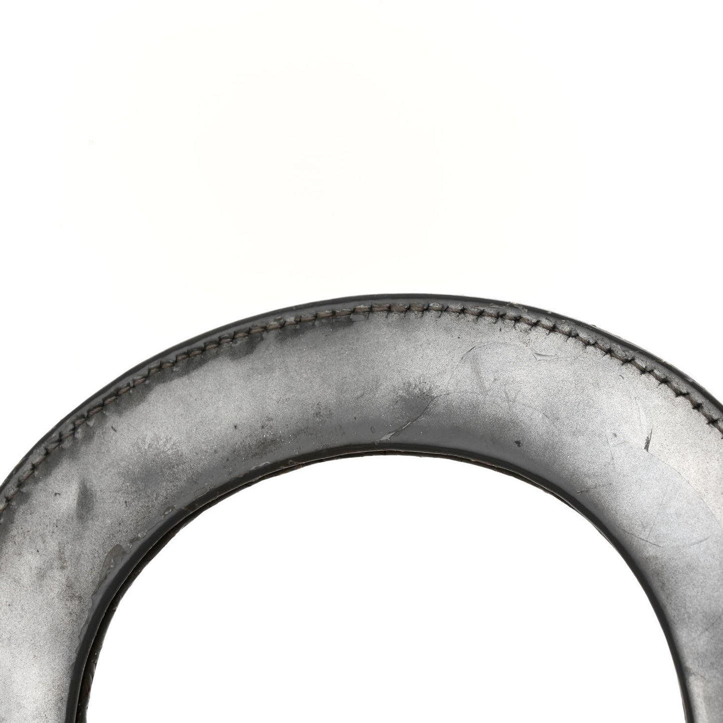 Metallic Patent Micro-Cannage Mini Lady Dior Silver