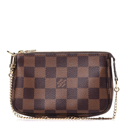 Louis Vuitton Damier Ebene Mini Pochette Accessories 1 of 10